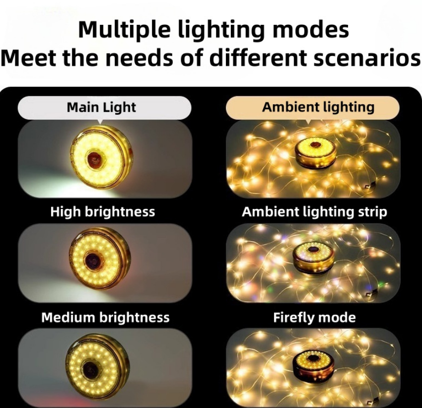 Sclipix Kit Sfoara Led 10M + Lampa Camping
