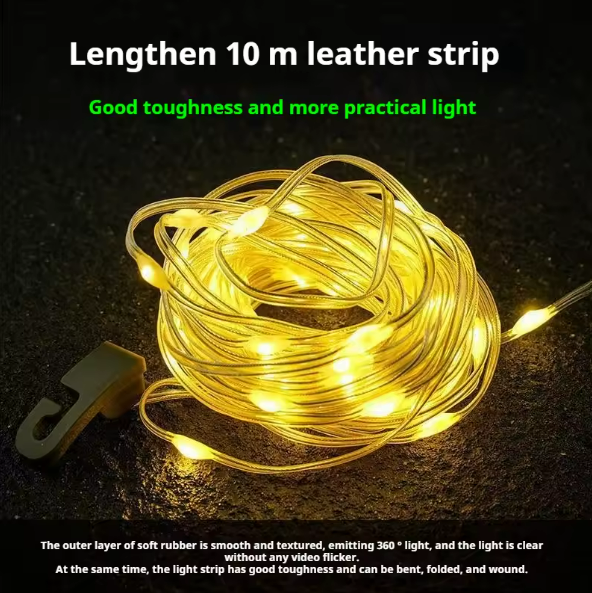 Sclipix Kit Sfoara Led 10M + Lampa Camping