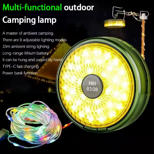 Sclipix Kit Sfoara Led 10M + Lampa Camping