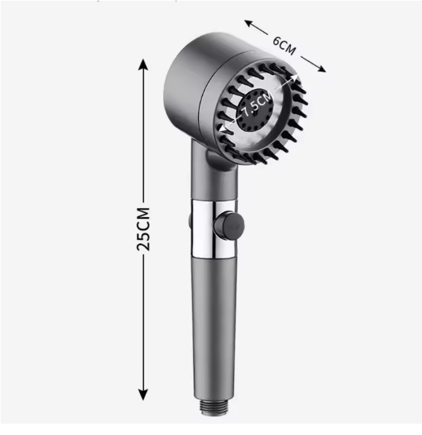 Cap de dus Turbocharged cu jet puternic si filtru impuritati - brizy.ro