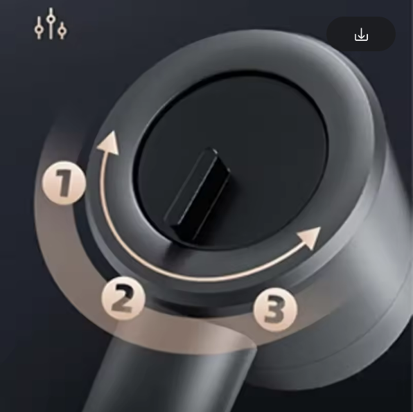 Cap de dus Turbocharged cu jet puternic si filtru impuritati - brizy.ro