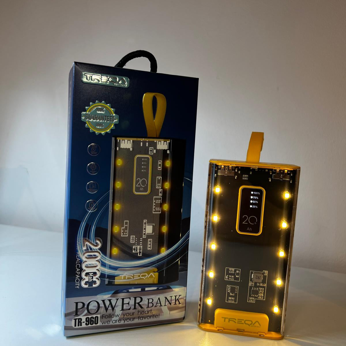 Power bank cu lanterna 20000k