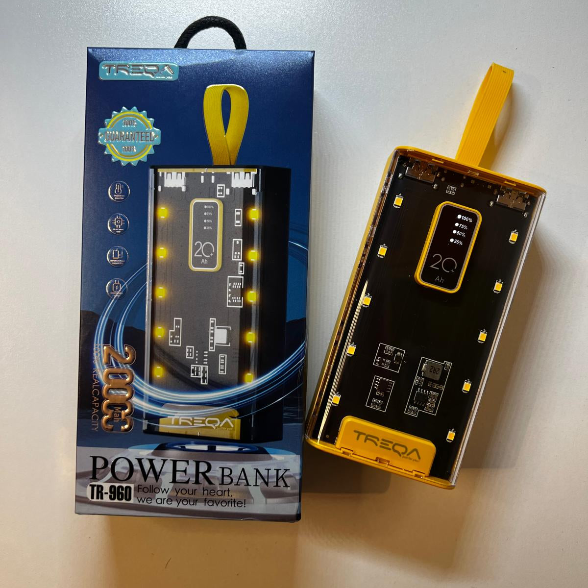 Power bank cu lanterna 20000k